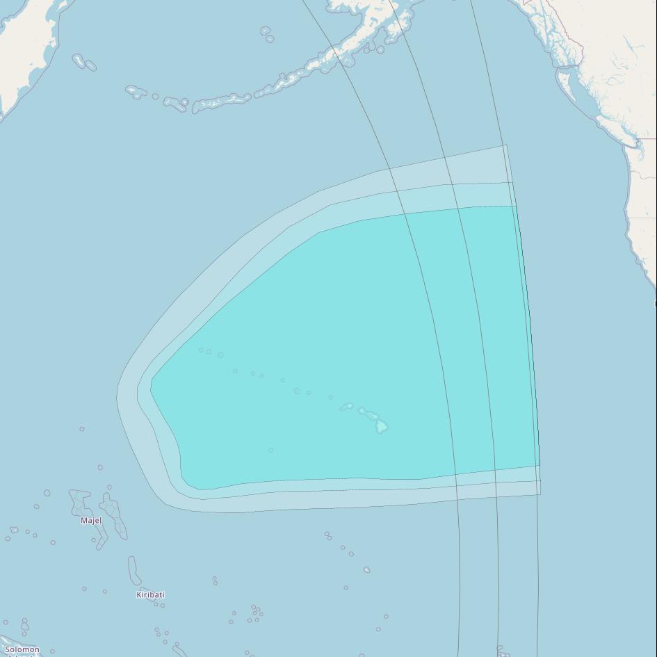 Inmarsat-4F2 at 143&deg; E downlink L-band F2R003 Regional Spot beam coverage map