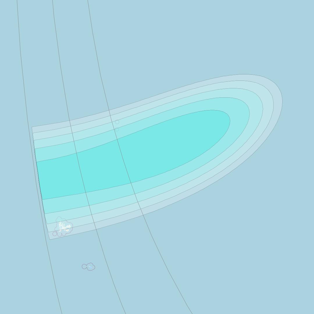 Inmarsat-4F2 at 143&deg; E downlink L-band F2S018 User Spot beam coverage map