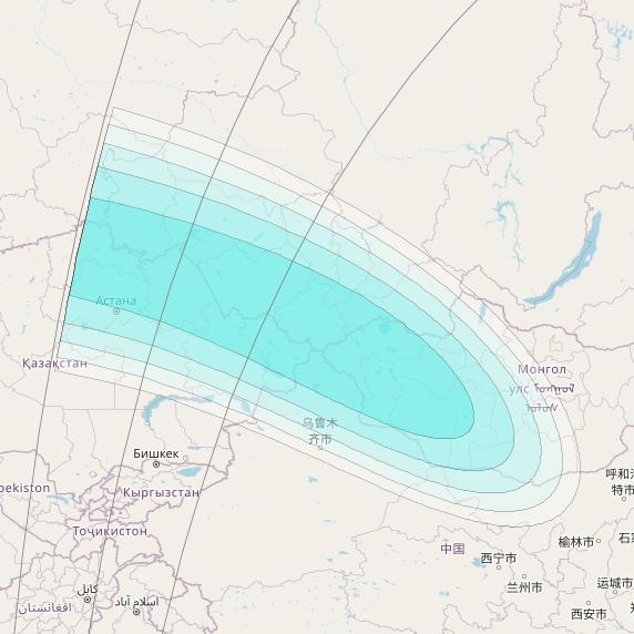 Inmarsat-4F2 at 143&deg; E downlink L-band F2S040 User Spot beam coverage map