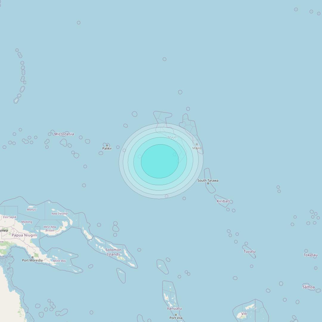 Inmarsat-4F2 at 143&deg; E downlink L-band F2S147 User Spot beam coverage map