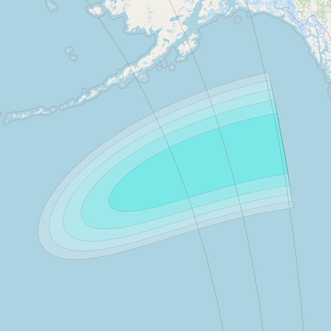Inmarsat-4F2 at 143&deg; E downlink L-band F2S178 User Spot beam coverage map