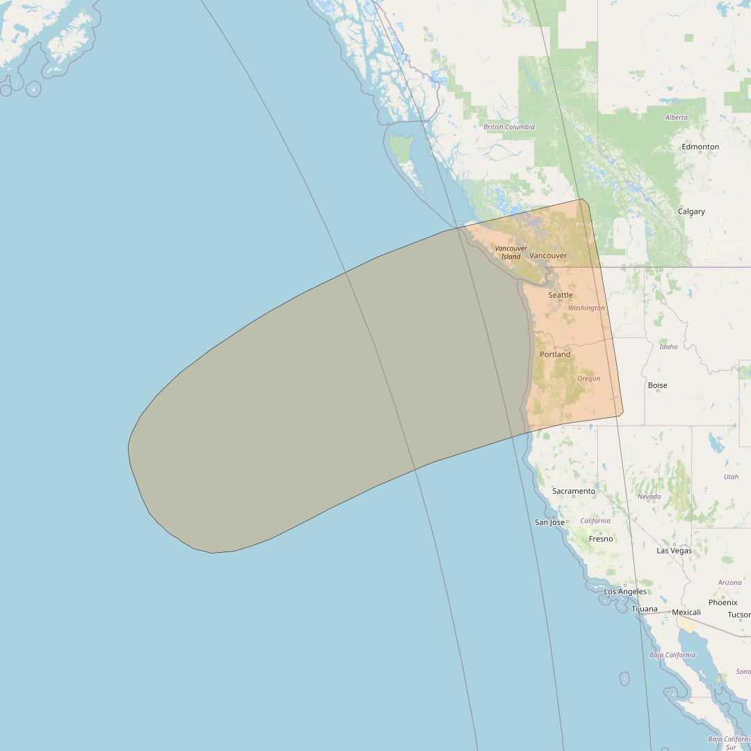 Chinasat 19 at 163&deg; E downlink Ka-band B172 User Spot beam coverage map