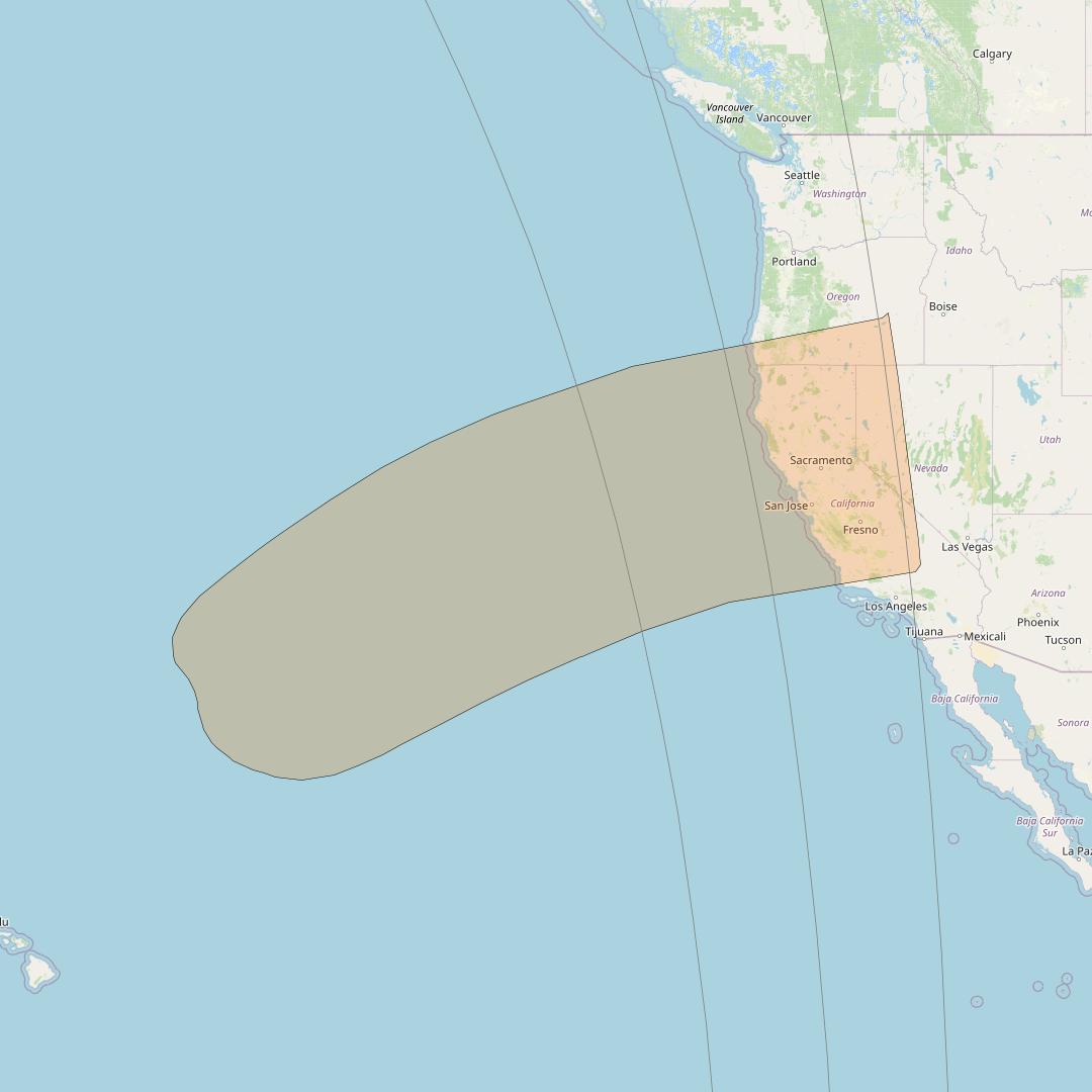 Chinasat 19 at 163&deg; E downlink Ka-band B175 User Spot beam coverage map
