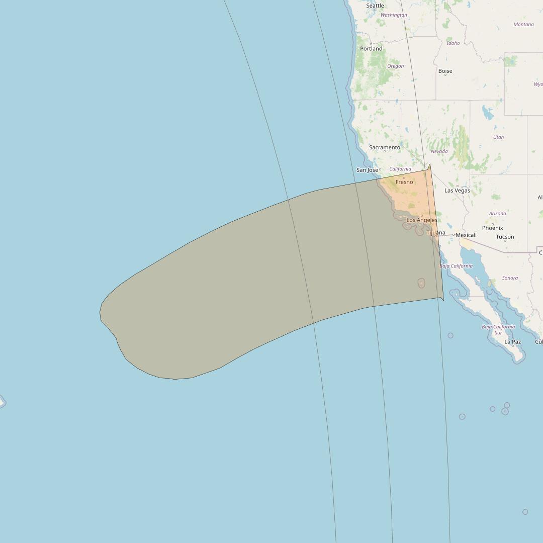 Chinasat 19 at 163&deg; E downlink Ka-band B178 User Spot beam coverage map