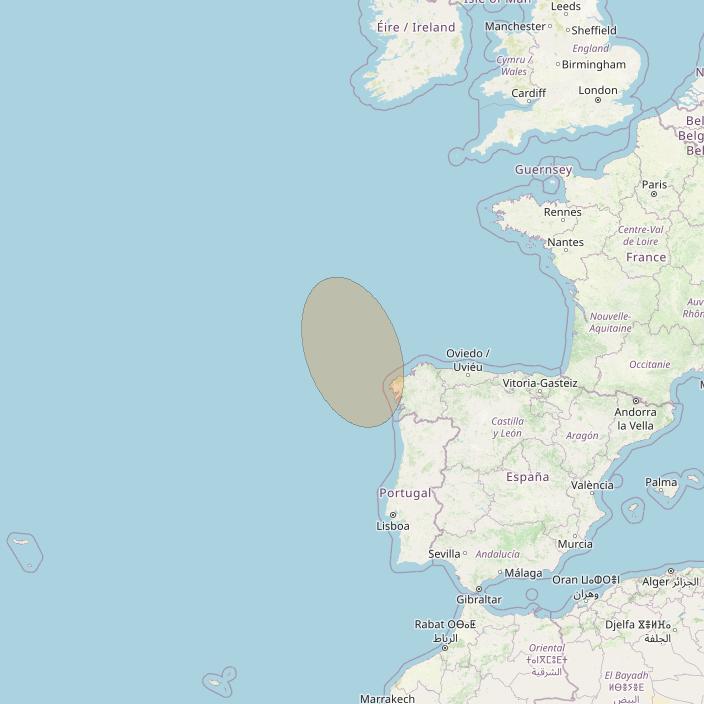 Eutelsat Konnect VHTS at 3&deg; E downlink Ka-band S084 User Spot beam coverage map