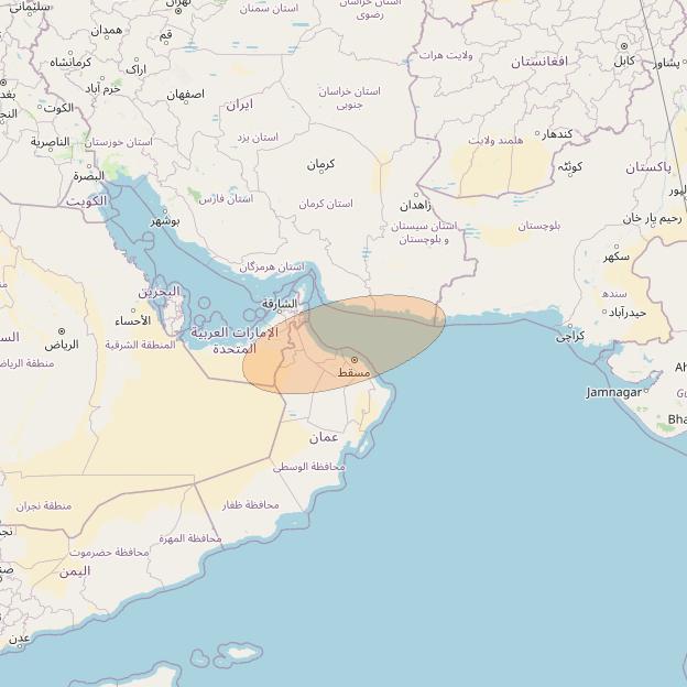 Eutelsat Konnect VHTS at 3&deg; E downlink Ka-band S230 User Spot beam coverage map